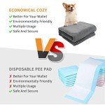 2-Pack Washable Dog Pee Pads - Non-Slip 100x70cm