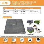 2-Pack Washable Dog Pee Pads - Non-Slip 100x70cm