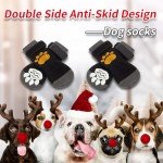 Anti-Slip Dog Socks with Grips - 2 Pairs