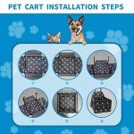 Foldable Waterproof Dog Booster Car Seat