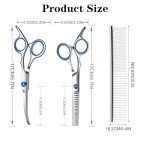 LZGOPE Pet Grooming Scissors Set for Dogs
