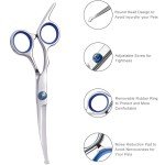 LZGOPE Pet Grooming Scissors Set for Dogs