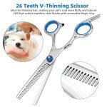 LZGOPE Pet Grooming Scissors Set for Dogs