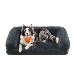 Feandrea XL FluffyHug Dog Bed - Dark Gray