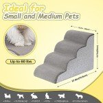 4-Step Pet Stairs for Small Dogs and Cats