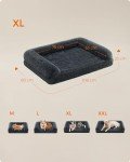 Feandrea XL FluffyHug Dog Bed - Dark Gray