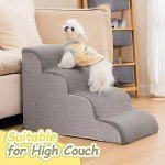4-Step Pet Stairs for Small Dogs and Cats