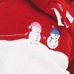 Hooded Fleece Snowman Dog Jacket - X-Small