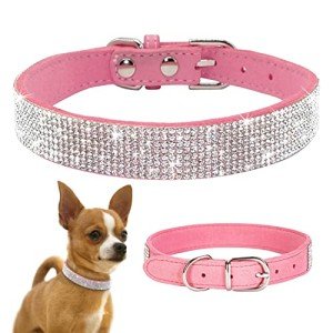 Cute Rhinestone Puppy Collar for Cats and Small Dogs