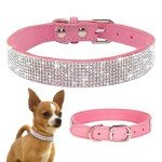 Cute Rhinestone Puppy Collar for Cats and Small Dogs