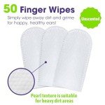 Gentle Ear Wipes for Dogs & Cats - 50 Count