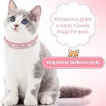 Cute Rhinestone Puppy Collar for Cats and Small Dogs