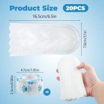 20-Pack Waterproof Dog Socks for Paw Protection