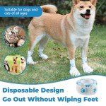 20-Pack Waterproof Dog Socks for Paw Protection