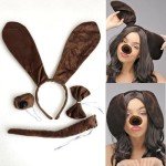 5-Piece Puppy Costume Set for Kids Halloween