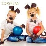 5-Piece Puppy Costume Set for Kids Halloween