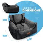 Furdreams Cozy Dog Car Seat for Small Pets