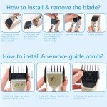 Adiwo Professional Cordless Dog Grooming Clippers