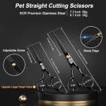 10-in-1 Dog Grooming Scissors Kit with Safety Tips