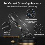 10-in-1 Dog Grooming Scissors Kit with Safety Tips