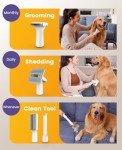 Oneisall Dog Grooming Vacuum Kit with 4 Tools