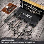 10-in-1 Dog Grooming Scissors Kit with Safety Tips