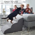 Pet Stairs for Small Dogs and Cats - 3 Steps