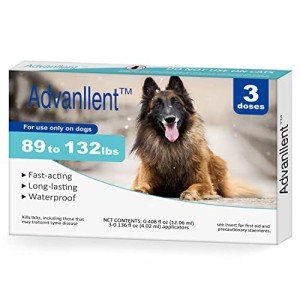 Natural Flea and Tick Treatment for Dogs, 3-Pack