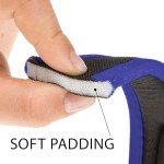 Padded Blue Dog Lead - 25mm x 55cm