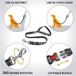 Adjustable Dog Seat Belt Harness with Leash