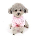 Cozy Pink Fleece Sweater for Small Dogs