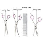 GEMEK 4-Piece Pet Grooming Scissors Set