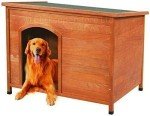 Wooden Dog Kennel with Removable Easy-Clean Floor