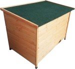 Wooden Dog Kennel with Removable Easy-Clean Floor