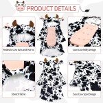 Funny Cow Dog Costume for Small & Medium Pets