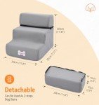 Adjustable 2-Layer Pet Steps for Small Dogs