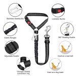 Adjustable Elastic Dog Seat Belt – 2 Pack
