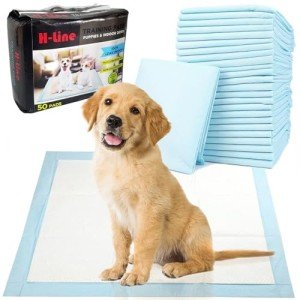 H-line 100 Count Large Absorbent Dog Training Pads