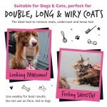 Double-Sided Grooming Brush for Dogs and Cats