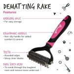 Double-Sided Grooming Brush for Dogs and Cats
