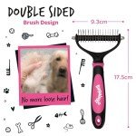 Double-Sided Grooming Brush for Dogs and Cats