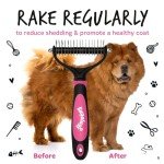 Double-Sided Grooming Brush for Dogs and Cats