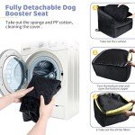 Small Dog Car Seat with Safety Leash & Pockets