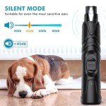Quiet 2-Speed Dog Nail Grinder with LED Light
