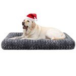 Large Washable Calming Dog Bed with Non-Skid Bottom