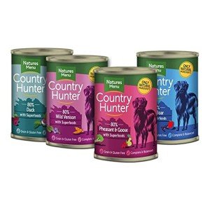 Nature's Menu Country Hunter Dog Meat Tins 12-Pack