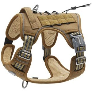Adjustable Tactical Dog Harness - Reflective & Breathable