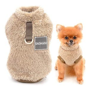 Cozy Sherpa Fleece Jumper Vest for Small Dogs