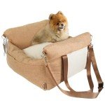 Waterproof Medium Dog Car Seat with Safety Leash