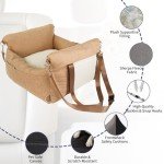 Waterproof Medium Dog Car Seat with Safety Leash